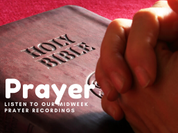 Wednesday Prayer Service