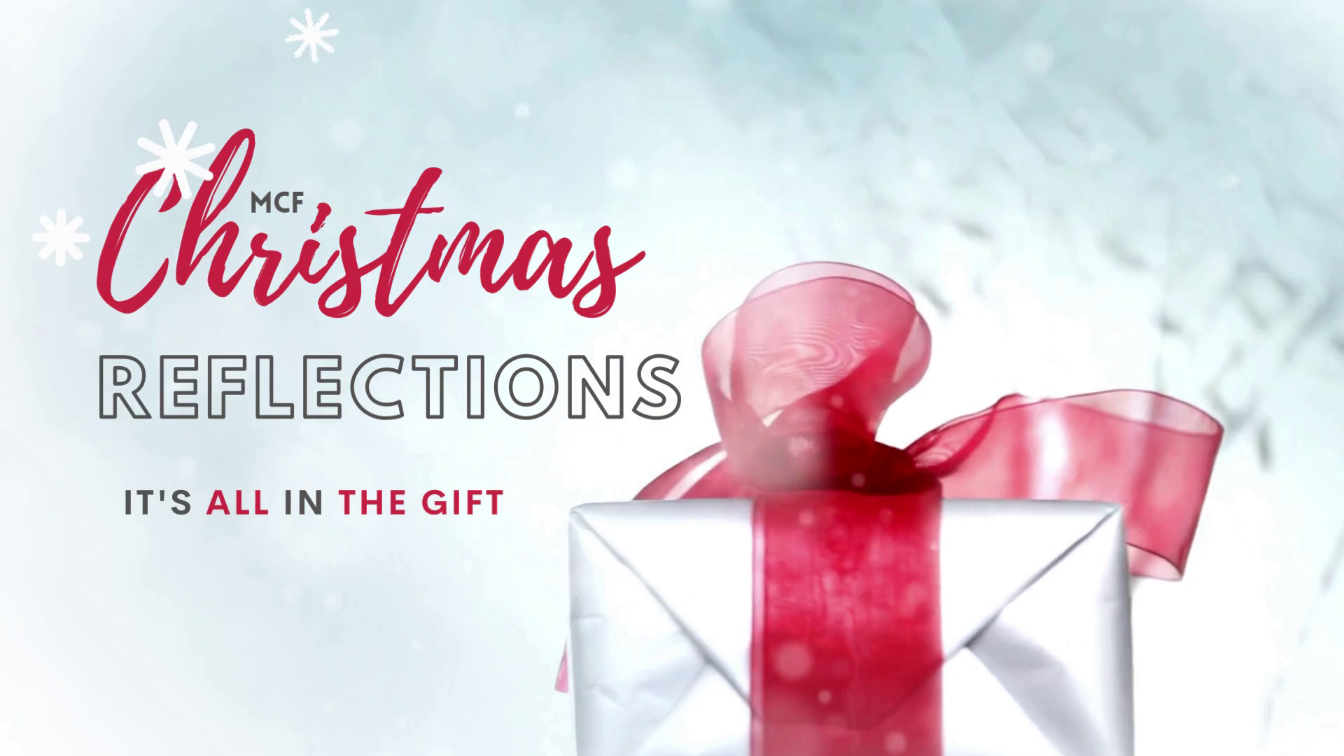 It’s all in the gift – 11th Dec Reflections   Gregor Woods